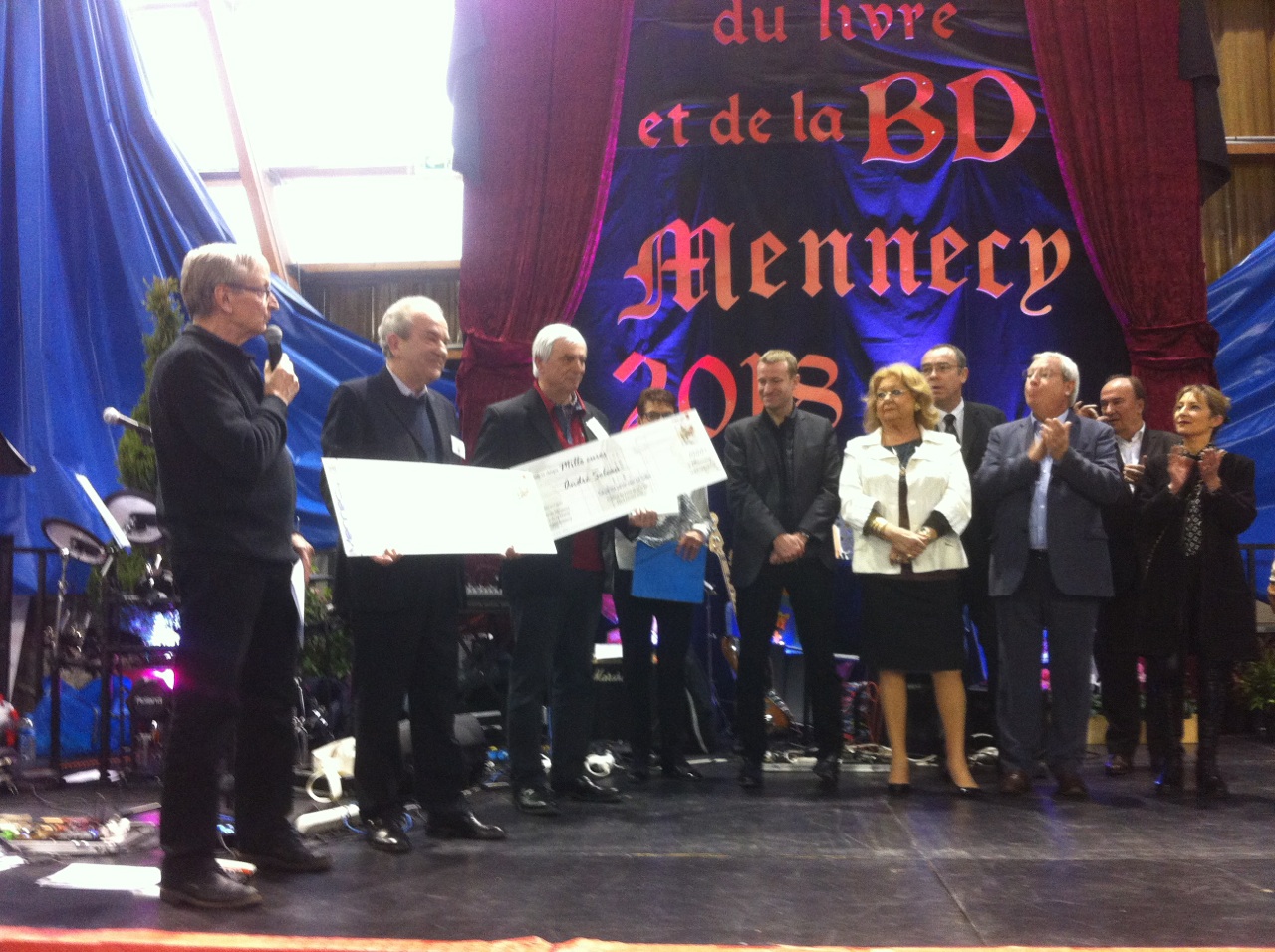 Remise du prix du jury 2018 de la ville de Mennecy